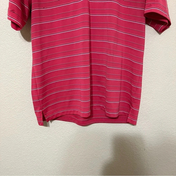 PGA Tour Mens Coral Button Up Collar Golf Shirt Size Large - Picture 7 of 12